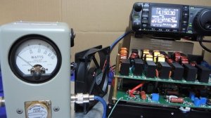 Блок КВ усилителя DN-600 - ФНЧ LPF600 + плата ШПУ PA 4x VRF2933