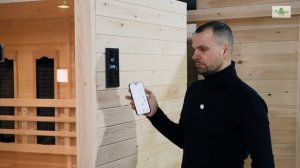 Финская и инфракрасная сауна с wi-fi управлением через выносной вешний пульт