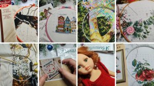 2). Вышивка в январе. Продвижения.