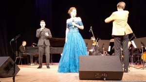 Ария из Призрака оперы. Исполняют Григорий Голицын и Эллина Шатская