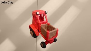 Как слепить Трактор Т-16 из пластилина / Трактор из пластилина своими руками / Простая лепка Т-16