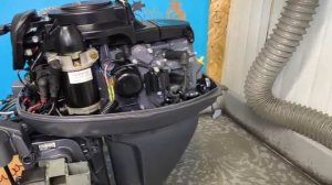 Запуск мотора Yamaha F9,9 323 куб. 2007 год.