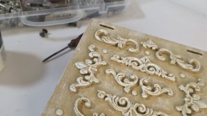 Плетем салфетницу из бумажной лозы, 2 часть.  кремим крышку