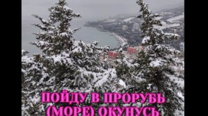 Пойду в прорубь (море) окунусь