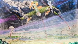 Местность, над которой Талалихин совершил таран