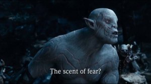 Хоббит.Нежданное путешествие.Гномы прячутся на деревьях от орков.