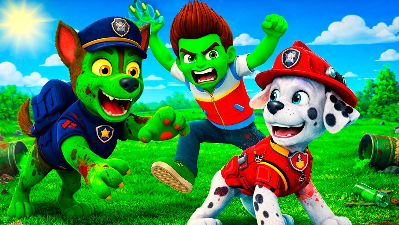 ЩЕНЯЧИЙ ПАТРУЛЬ РАЙДЕР и ГОНЩИК ЗАРАЗИЛАСЬ ЗОМБИ ВИРУСОМ АПОКАЛИПСИС в МАЙНКРАФТ PAW PATROL МУЛЬТИК смотреть онлайн