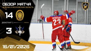 ОБЗОР / АЛЬФА - РУСЬ / 16.01.26 / ОХЛ МОСКВА / ДИВИЗИОН ДЕБЮТАНТ 1