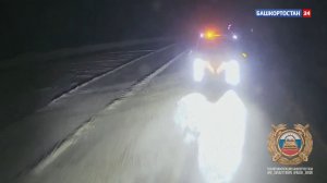 Появилось видео момента ДТП с участием фуры и эвакуатора в Башкортостане, где погиб человек