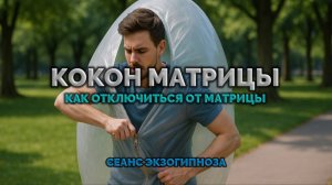 КОКОН МАТРИЦЫ. КАК ОТКЛЮЧИТЬСЯ ОТ МАТРИЦЫ