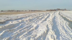 Таганрогский залив замерз. 20.01.2026