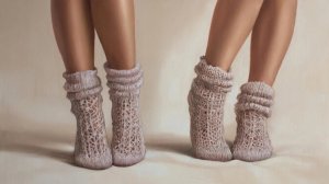 Свяжем носочки для мамы и дочки. Вступление.