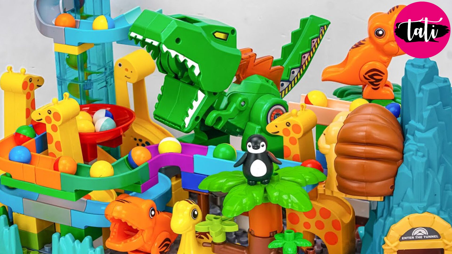 Играем в развивающий конструктор Марбл Ран. Мультфильм для детей смотреть онлайн