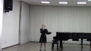 Гребёнкина Мария, ДШИ №40 г. Новокузнецка, Маленькая королева  сл. Н. Осошник, муз. В. Осошника