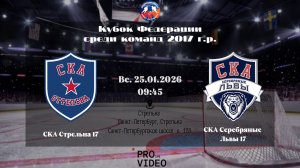 ХК "СКА Стрельна" 17 - ХК "СКА Серебряные Львы" 17 | 25.01.2026