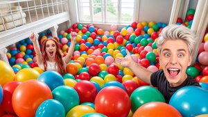 ВЛАД А4 - 10000 ШАРИКОВ ДОМА !