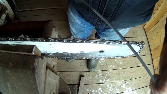 КАК ИДЕАЛЬНО ЗАТОЧИТЬ ЦЕПЬ НА БЕНЗОПИЛЕ. смотреть онлайн