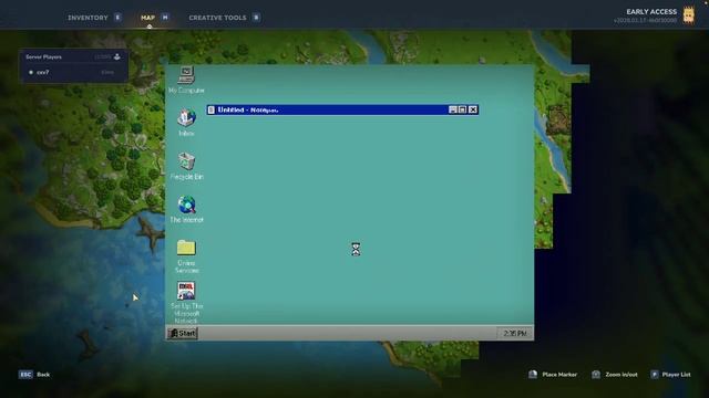 Windows 95 внутри Hytale