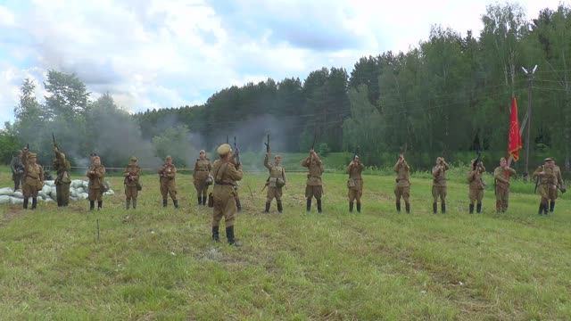 Реконструкция подвига Пестрякова В.А. Арефино 2025 смотреть онлайн