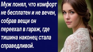 Истории со Смыслом/Муж понял, что комфорт не бесплатен и не вечен/Истории из жизни/Аудиорассказ