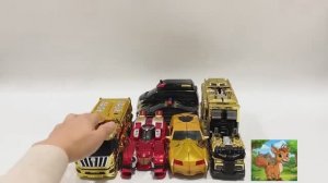 Коллекция деформационных игрушек для Kabao Car God и Hyun Ka Fighter Gold Edition!