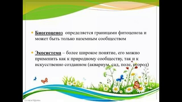 641группа экология -21.01Природные сообщества. смотреть онлайн