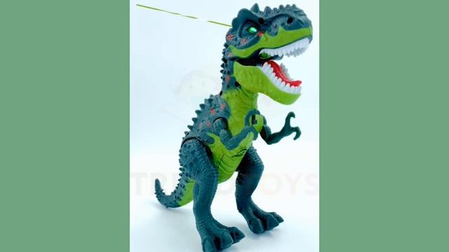 Динозавр TrendToys со светом звуком и паром, подвижный DNT031 смотреть онлайн