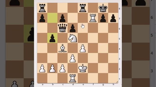 Гениальный мат в несколько ходов без ферзя для КМС, многие бы сдались смотреть онлайн