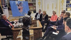 Трамп показал фото помеченных флагом США Канады, Гренландии и Венесуэлы