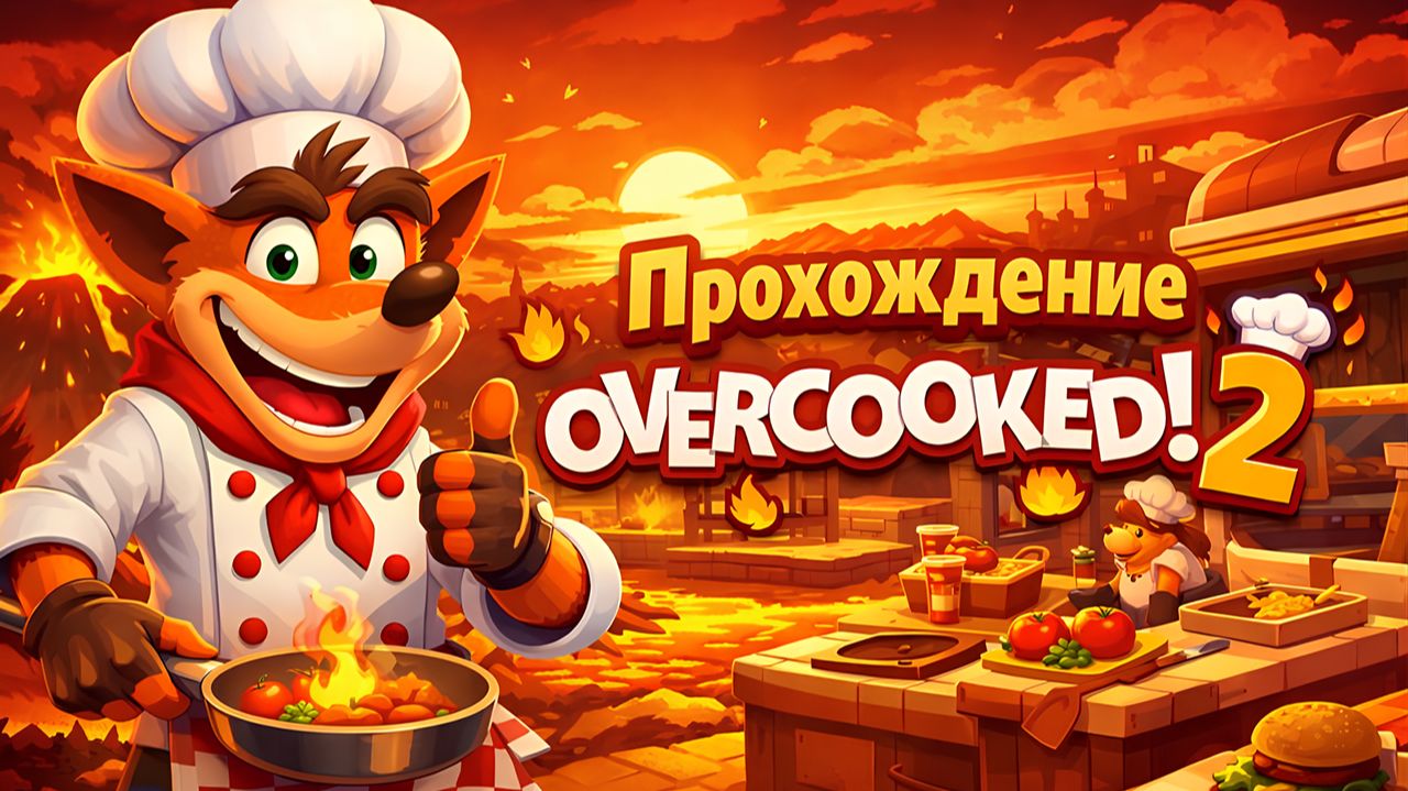 Overcooked! 2 - КООП-Прохождение #3 смотреть онлайн