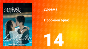 Пробный брак 1 сезон 14 серия