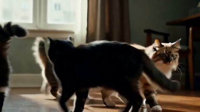 котики танцуют по кругу смотреть онлайн