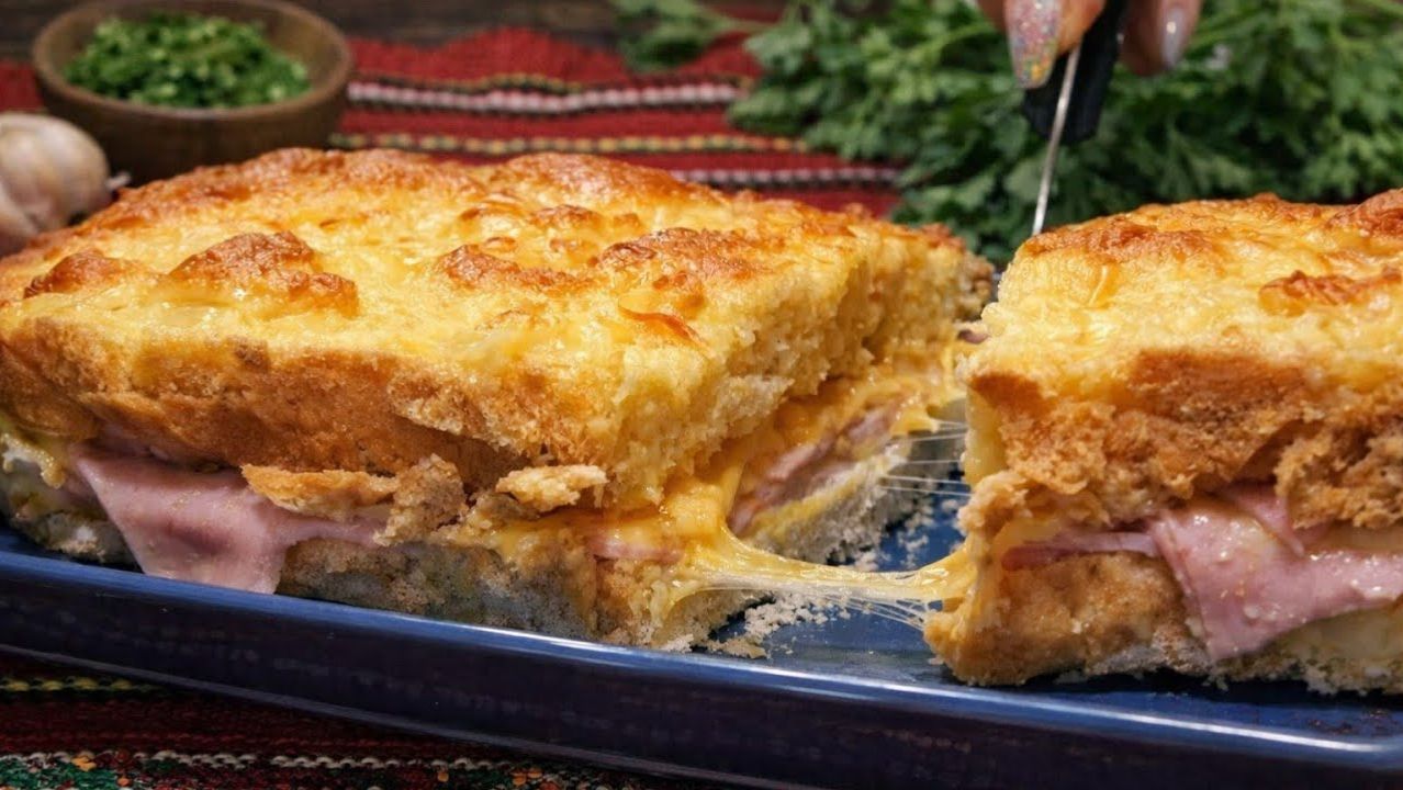 Эти тёплые бутерброды невероятно вкусные 😍 смотреть онлайн