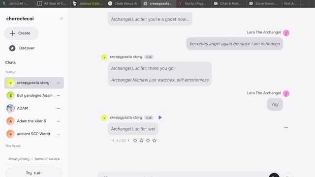 My cringe experience with c.ai with @vivziepop (I guess English users cant find my secret video!!!) смотреть онлайн