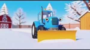 ✅Детский Мультфильм «Синий трактор и снежный ритм» 🚜❄️🎶
