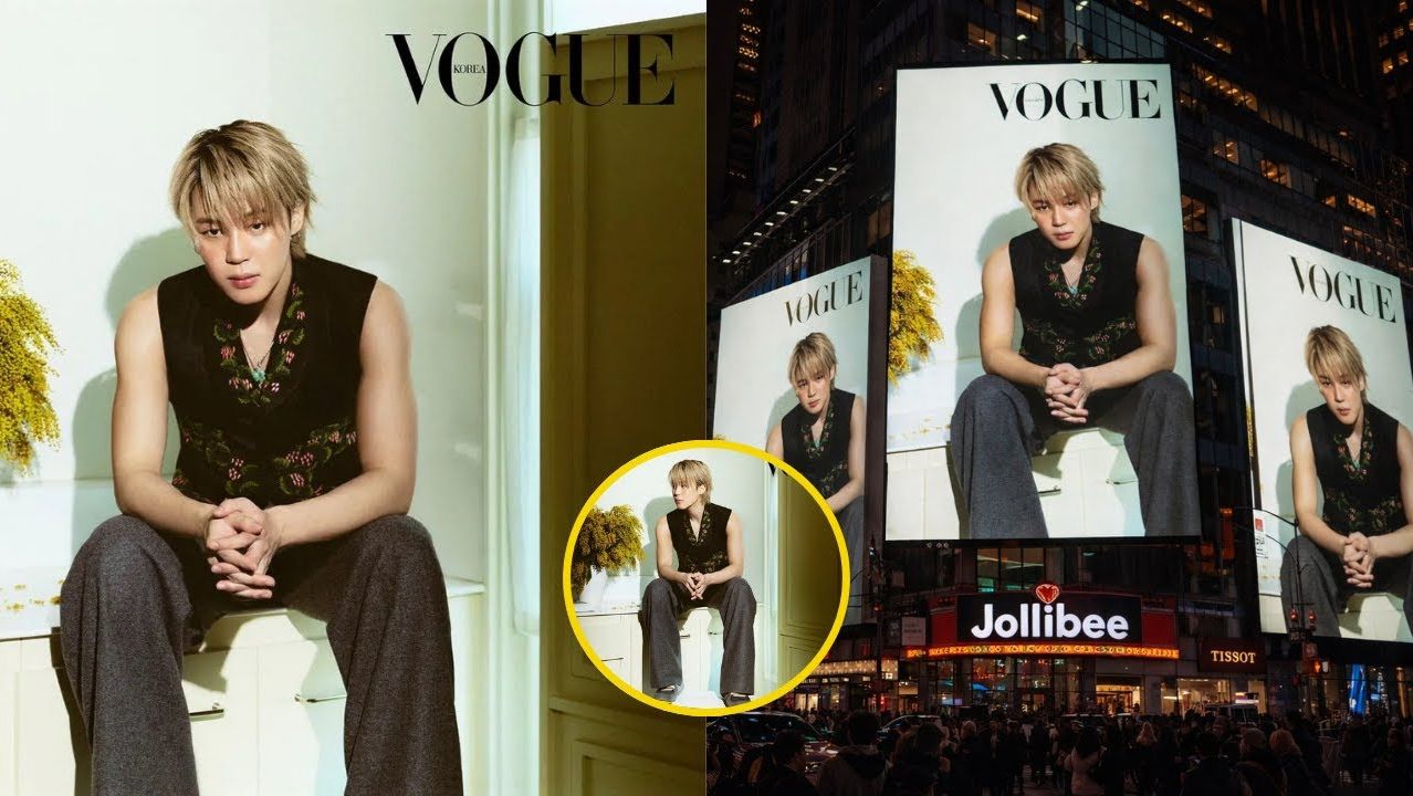 Чимин теперь повсюду и на Таймс Сквер в результате коллаба с VOGUE смотреть онлайн