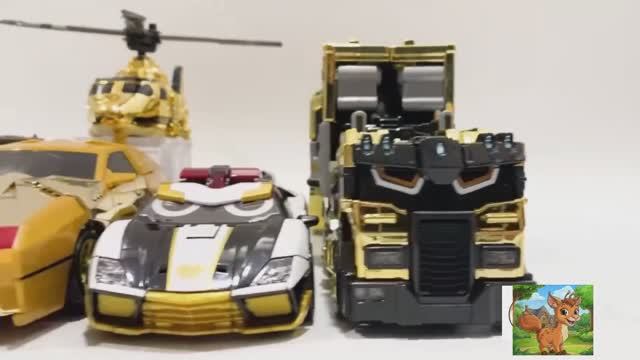 Автомобильный бог Кабао, истребитель Хен Ка, черно-золотая версия деформированной автомобильной игру смотреть онлайн