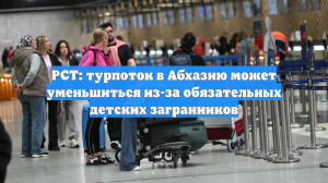 РСТ: турпоток в Абхазию может уменьшиться из-за обязательных детских загранников