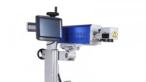 Лазерный маркер CO₂ Twincut RF DAVI D60 Fly маркировка на конвейере