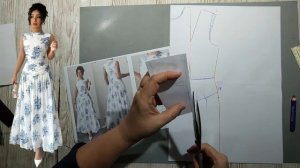 Моделирование. Платье для любого события. Выкройка № 1936.