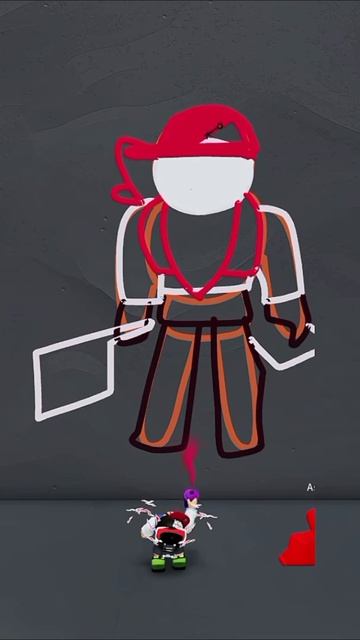 Рисунок Форсакен Тщеславие Мясника в РОБЛОКС Аэрозольная краска | Кто следующий?😮 смотреть онлайн