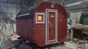 Баня бочка "Квадро" 3 метра купить в Балахне.