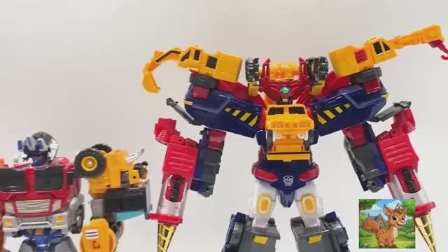 Воин Тобао ПРОТИВ Бога автомобилей Кабао, Деформирующая Инженерная игрушка-транспортное средство! смотреть онлайн
