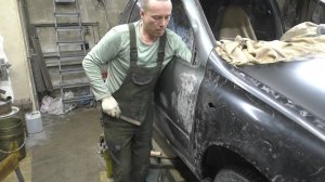 Калина в лося, рихтовка под напильник