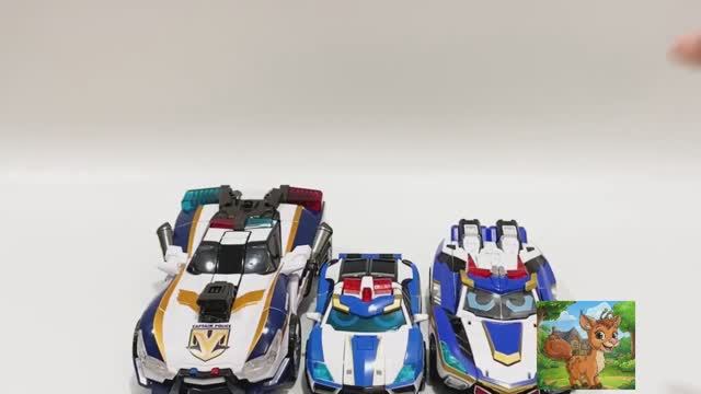 Боец Хен Ка, воин Тобао, деформировал игрушечную полицейскую машину! смотреть онлайн