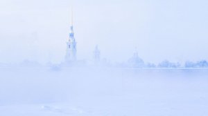 Ледяной туман навис над Санкт-Петербургом. В городе практически нулевая видимость и голоедица