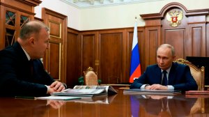 Путин провел встречу с главой Республики Адыгеи Муратом Кумпиловым