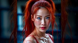 КРАСИВАЯ ЯПОНСКАЯ ДЕВУШКА ЛЮСИ ЛЬЮ нейросеть