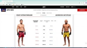 Умар Нурмагомедов Дейвесон Фигереду. Прогноз на бой UFC 324