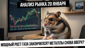 Анализ рынка 20 января. Рост газа закончился? Металлы снова готовы к росту? Рынок РФ в каше
